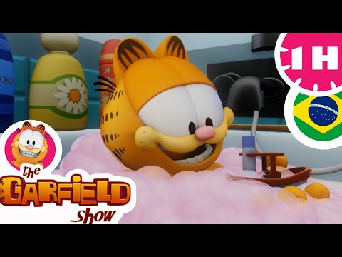 🛀Garfield toma banho!🛀- Episódio Completo HD