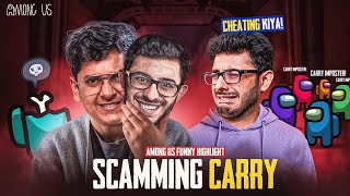 Mortal Became CarryMinati & Stabbed Him in Among Us😂