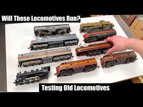 Testing Vintage HO Locomotives - Will They Run?