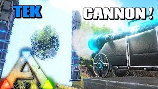 ARK Survival Evolved - TEK CANNON WILL DESTROY ENTIRE BASES! HEAVENLY WEAPONS & MORE ( Gameplay )