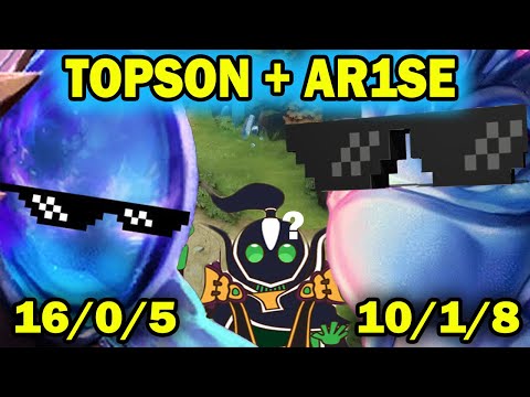 TOPSON ARC WARDEN WITH 0 DEATHS AND 16 KILLS - THIS BOY IS GOLD - DOTA 2 DOTA 2