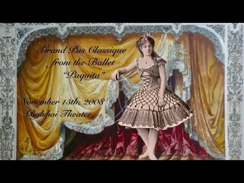 Grand Pas Classique from the ballet "Paquita" November 15th 2008 Bolshoi Theater Burlaka aft. Petipa