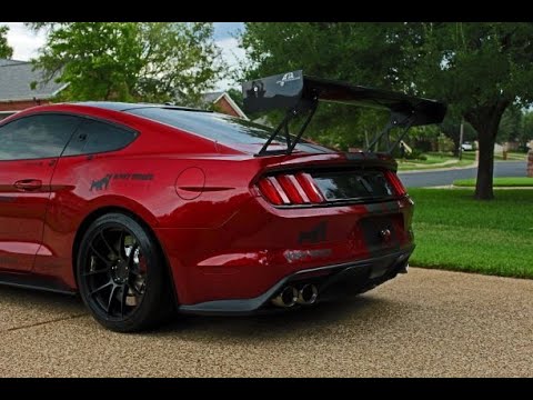Installing the carbon fiber APR GT-250 Wing on my GT350