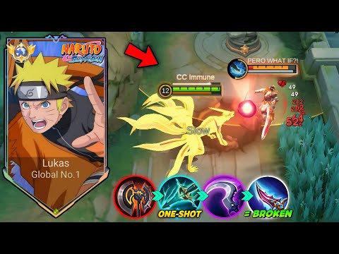 LUKAS BEST 1 HIT BUILD TRICKS COMBO!! (instant delete!)