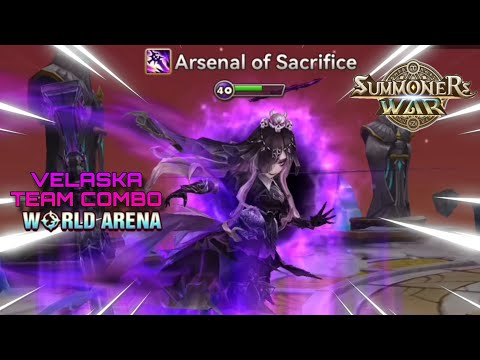 Velaska Team Combo in World Arena Ep. 2 - Summoners War