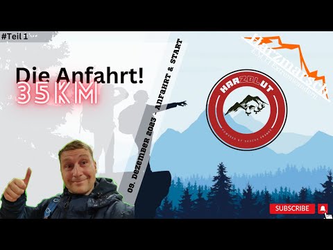 Meine ERSTE 35 KM Extremwanderung - WINTER Harzmarsch Dez. 2023 - WERNIGERODE "DIE ANREISE"- Teil 1