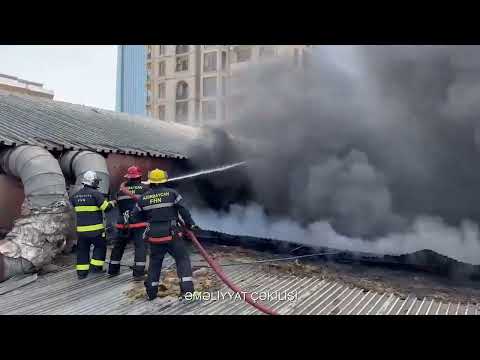 Anbarda baş vermiş yanğın daha geniş sahəyə yayılmasına imkan verilmədən məhdudlaşdırılıb