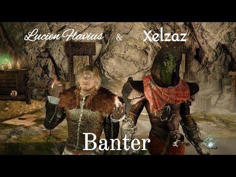 (Banter) Lucien Flavius & Xelzaz - Skyrim Modded Followers Interactions