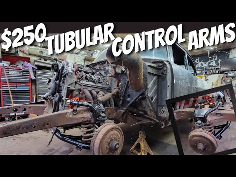 EBAY Muscle Car Tubular Front Suspension - Cheaper Than Rebuilding Stock! 1957 Chevy Black Widow