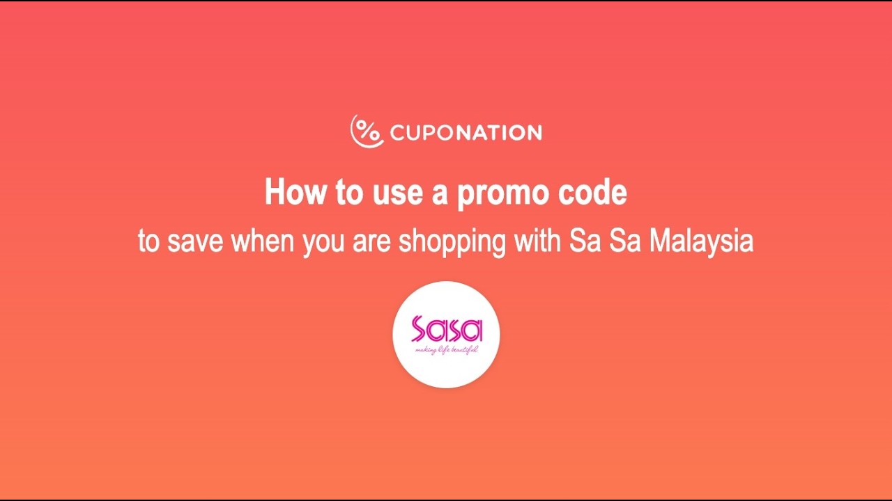 Quick guide to using your Sa Sa voucher