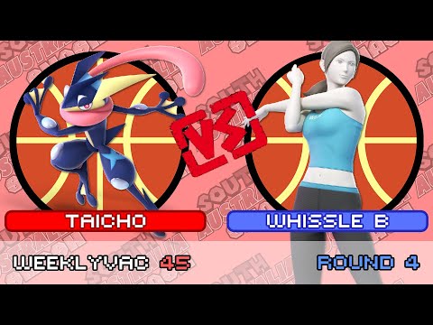 WeeklyVac 45 - SSBU - Taicho (Greninja) vs Whissle B (Wii Fit Trainer)