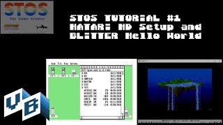 STOS Tutorial #1: Setup STOS On Hatari and Blitter Hello World