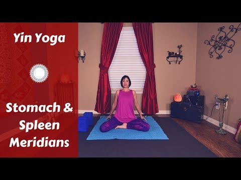 Yin Yoga for Stomach & Spleen Meridians | Reduce Bloating & Cramps {45 mins}