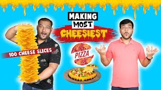100 CHEESE SLICE PIZZA MAKING CHALLENGE | Pizza Challenge | Food Challenge | Viwa Food World
