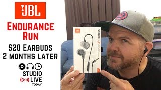 Video thumbnail for JBL Endurance Run headphones - 2 month update by Pete Johns - Studio Live Today