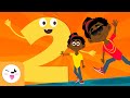 The Number 2 For Kids Learning To Count Numbers From 1 To 10 The Number Two Song