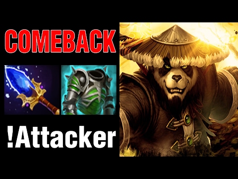 COMEBACK !! !Attacker Brewmaster - Dota 2