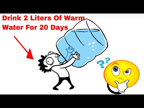 Drink 2 Liters Of Warm Water For 20 Days, See What Happened To Your Body