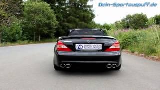 Video: FOX Sportauspuff Mercedes SL 350 R230 Facelift ab 2006 Video: FOX Sportauspuff Mercedes SL 350 R230 Facelift ab 2006
