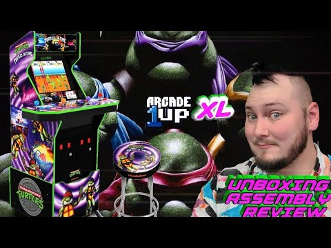 Arcade1Up XL TMNT Arcade, Stool, And Riser Bundle! Unboxing/Assembly/Review