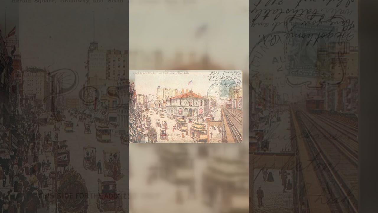 J. Koehler, Divided Back, Herald Square, New York, 1908 Video