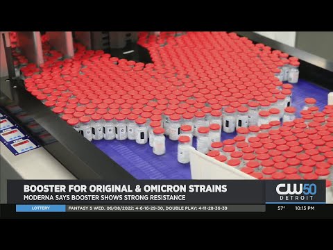 Moderna Says Updated COVID-19 Vaccine Booster Shows Stronger Antibody Response Against Omicron