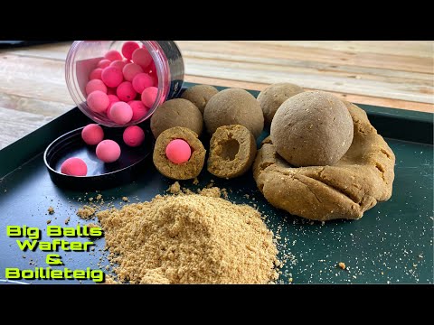 Boilieteig, Big Balls und Wafter selber herstellen/ große Boilies