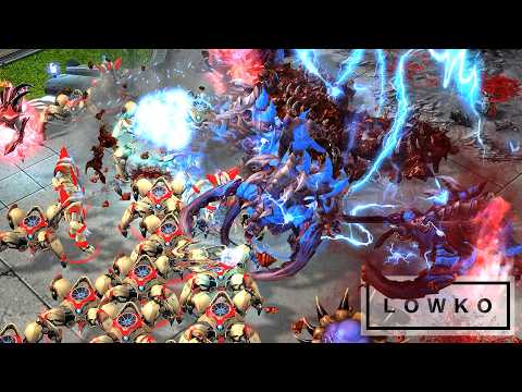 StarCraft 1 PROTOSS vs StarCraft 2 ZERG!