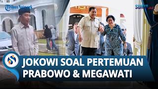 Respons Singkat Jokowi soal Pertemuan Prabowo dan Megawati di Istana usai Salat Ied