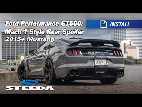 Ford Performance GT500 Rear Spoiler w/Gurney Flap | Review & Install