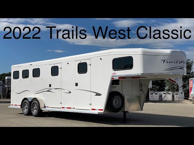 Preview image of 2022 Trails West Classic 3 Horse Gooseneck youtube video