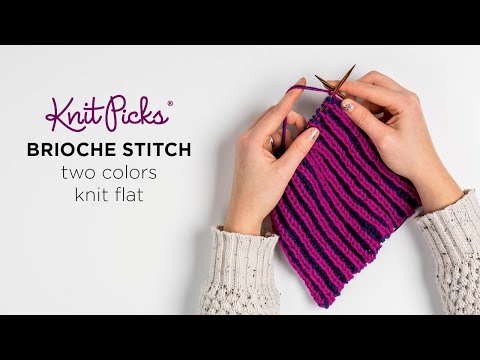 Learn Brioche Two Color Flat