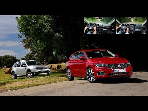 2016 Dacia Duster vs Fiat Tipo [COMPARATIF VIDEO] : la loi du marché (prix, équipements, conduite…)