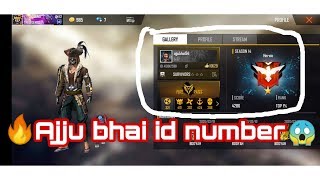 Ajju Bhai ID Number in Free Fire Total Gaming id number Ajju Bhai 94 id number