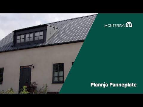Montering Plannja Panneplate