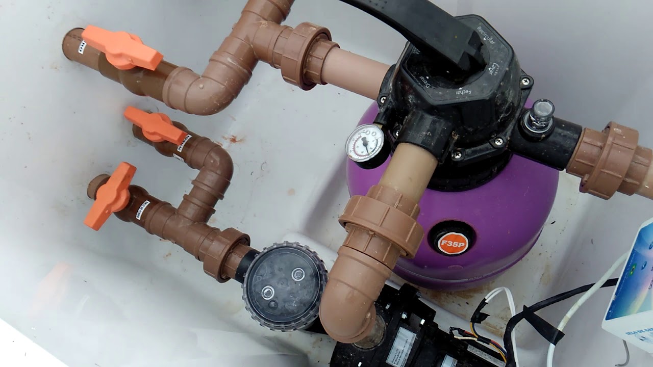 Como limpar uma Piscina Parte 2, função Filtrar