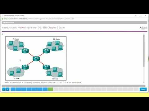 CISCO - CISCO Networking Academy ( CCNA 1 ) - Chapter 9 Exam - Latest