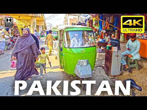 🇵🇰 4K Walk in Peshawar Pakistan | OLDEST City Hashnagri Market 4K Walk & Daily Life