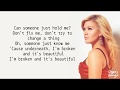 Kelly Clarkson - Broken & Beautiful (Lyrics)