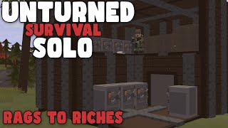 Unturned Survival - Insane Solo Rags To Riches!