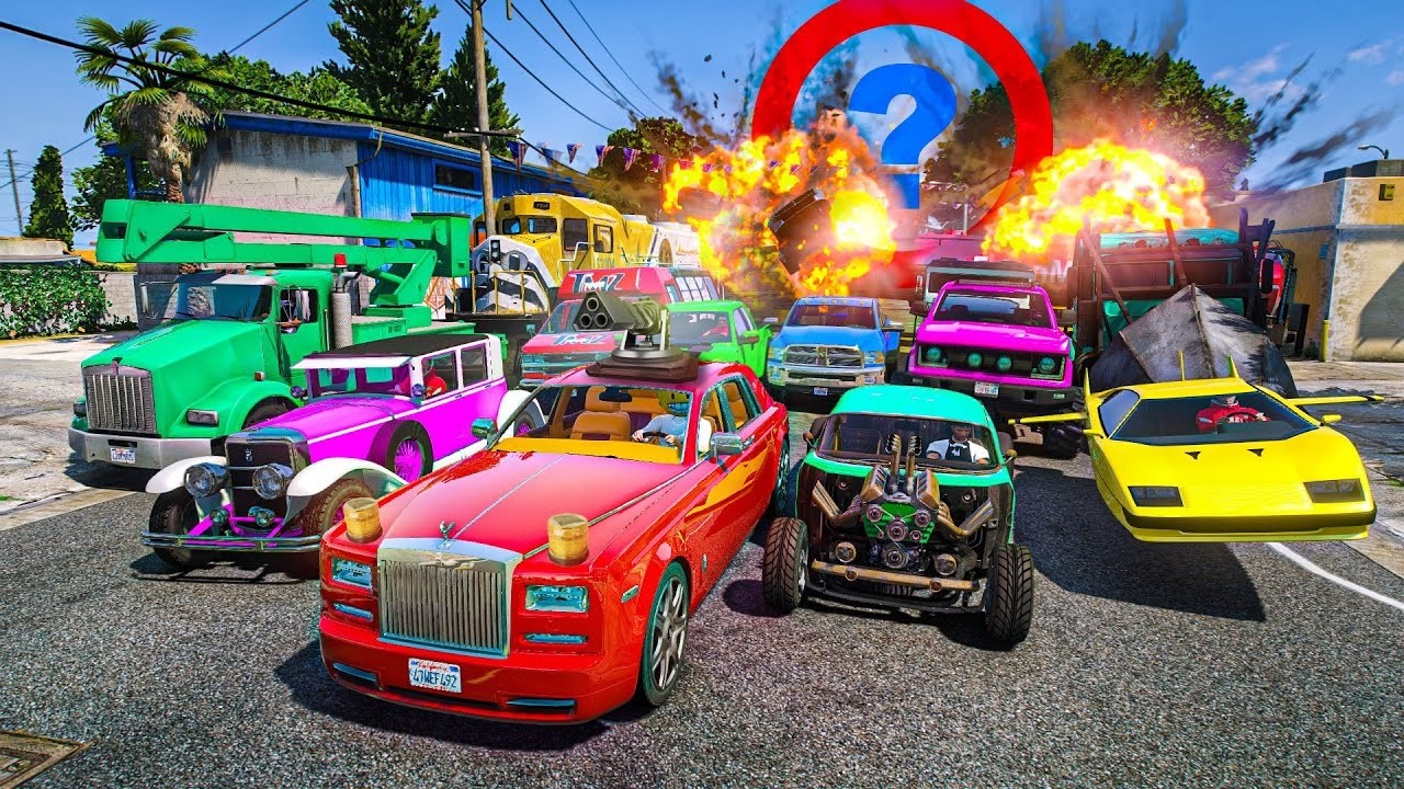 EL ÚLTIMO EXPLOTA CON COCHES ALEATORIOS! ACELERA! - GTA 5 ONLINE