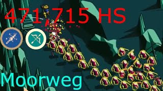 Thronefall | Moorweg | 471,715 High Score | 13 Mutators | v2.06