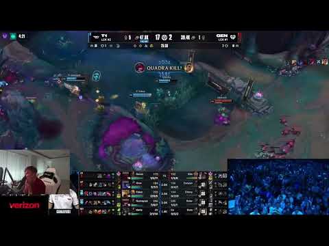 LS reacts to T1 Keria renata play and best renata player