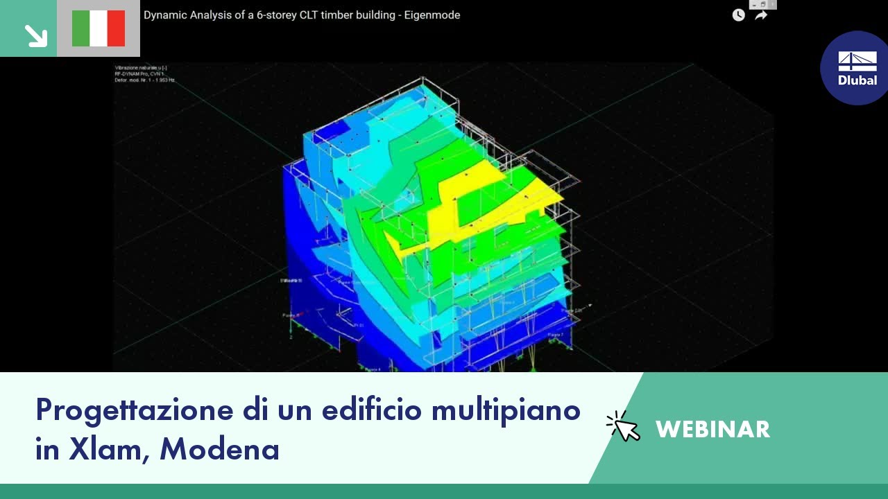 Webinar 27 - Progettazione di un edificio multipiano in Xlam, Modena