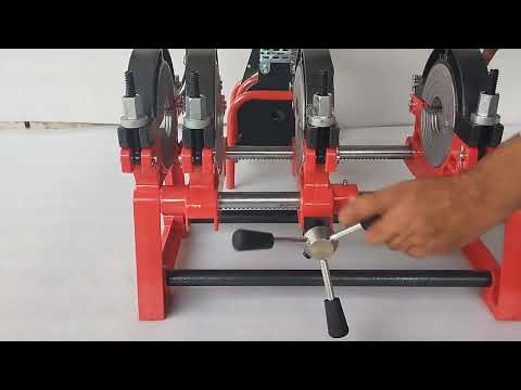 Butt fusion electric or genset hdpe pipe jointing machine 63...