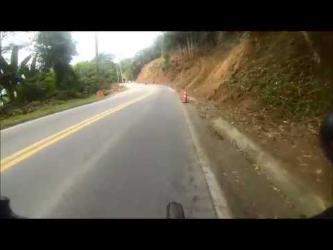 Descida de bike na Serra de Maresias - Maratona Bertioga-Maresias 2013