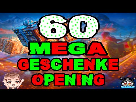 Wir öffnen 60 Mega WeihnachtsGeschenke  "Container opening"⚓️ in World of Warships 🚢