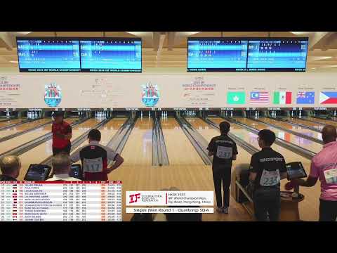 [Singles-Men Round 1, Qualifying SQ-A, Lane 21-24] HKGX 2025 IBF World Championships.
