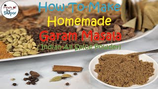 How to make Homemade Garam Masala | Make Garam Masala Powder at Home | #pinch0fsugar