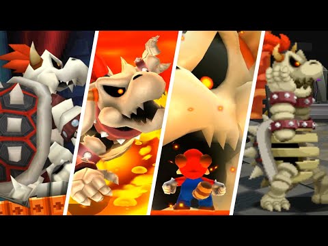 Evolution of Dry Bowser Battles in Super Mario Games (2006-2021)